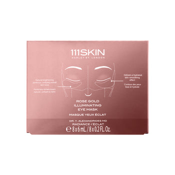 111SKIN Rose Gold Illuminating Eye Mask Size variant: 8 Treatments main image.