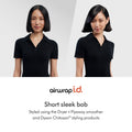 Before and after results of using   variant: Amber Silk
