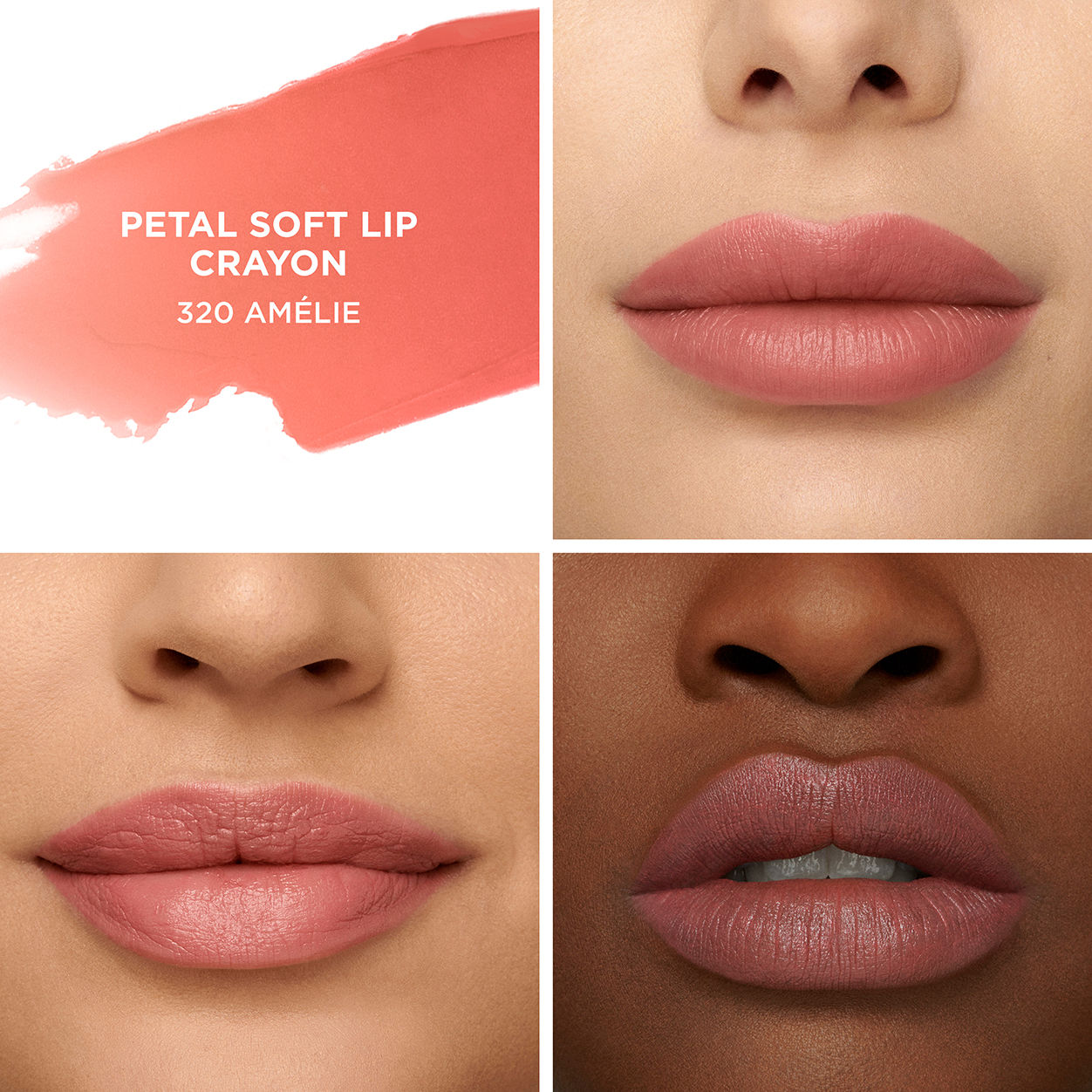 Model image of Laura Mercier Petal Soft Lip variant: Amélie
