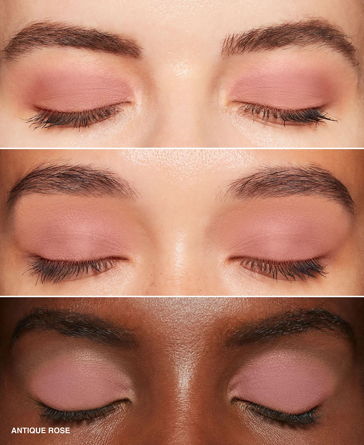 Model image of Bobbi Brown Mini Long-Wear Cream Eyeshadow Stick Duo (Limited Edition) variant: Antique Rose/Toast