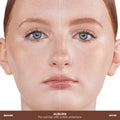 Before and after results of using Anastasia Beverly Hills Auburn variant: Auburn