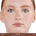 Before and after results of using Anastasia Beverly Hills Auburn variant: Auburn