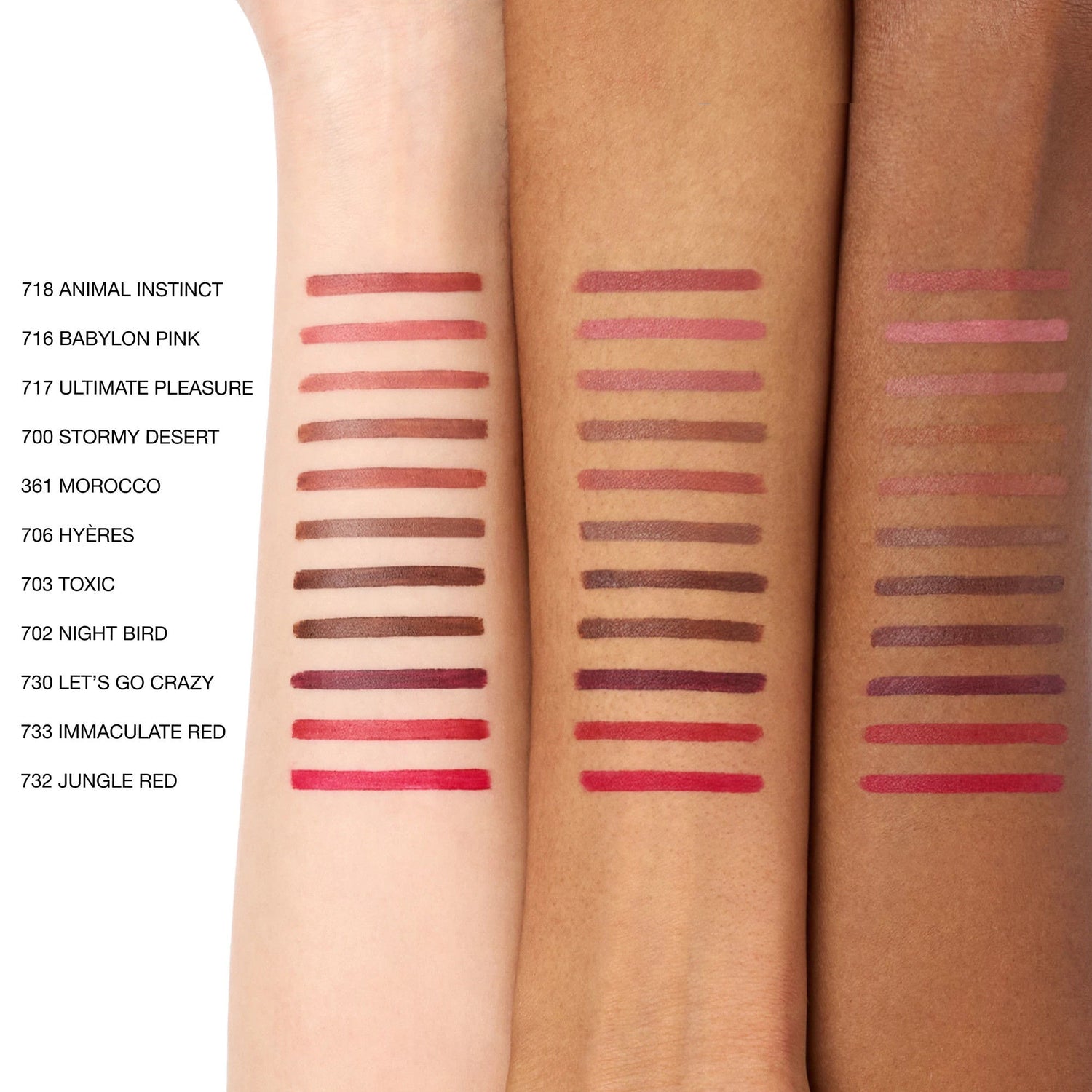 An arm swatch of   variant: Babylon Pink