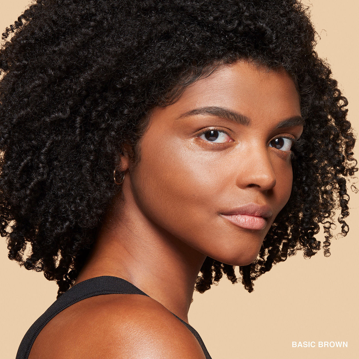 Model image of Bobbi Brown Sheer Finish Pressed Powder variant: Basic Brown