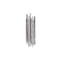 Swatch image of Bobbi Brown Precise 24-Hour Ultra Slim Eyebrow Pencil variant: Black