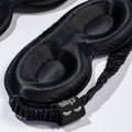 Image of an open Slip Contour Sleep Mask variant: Black