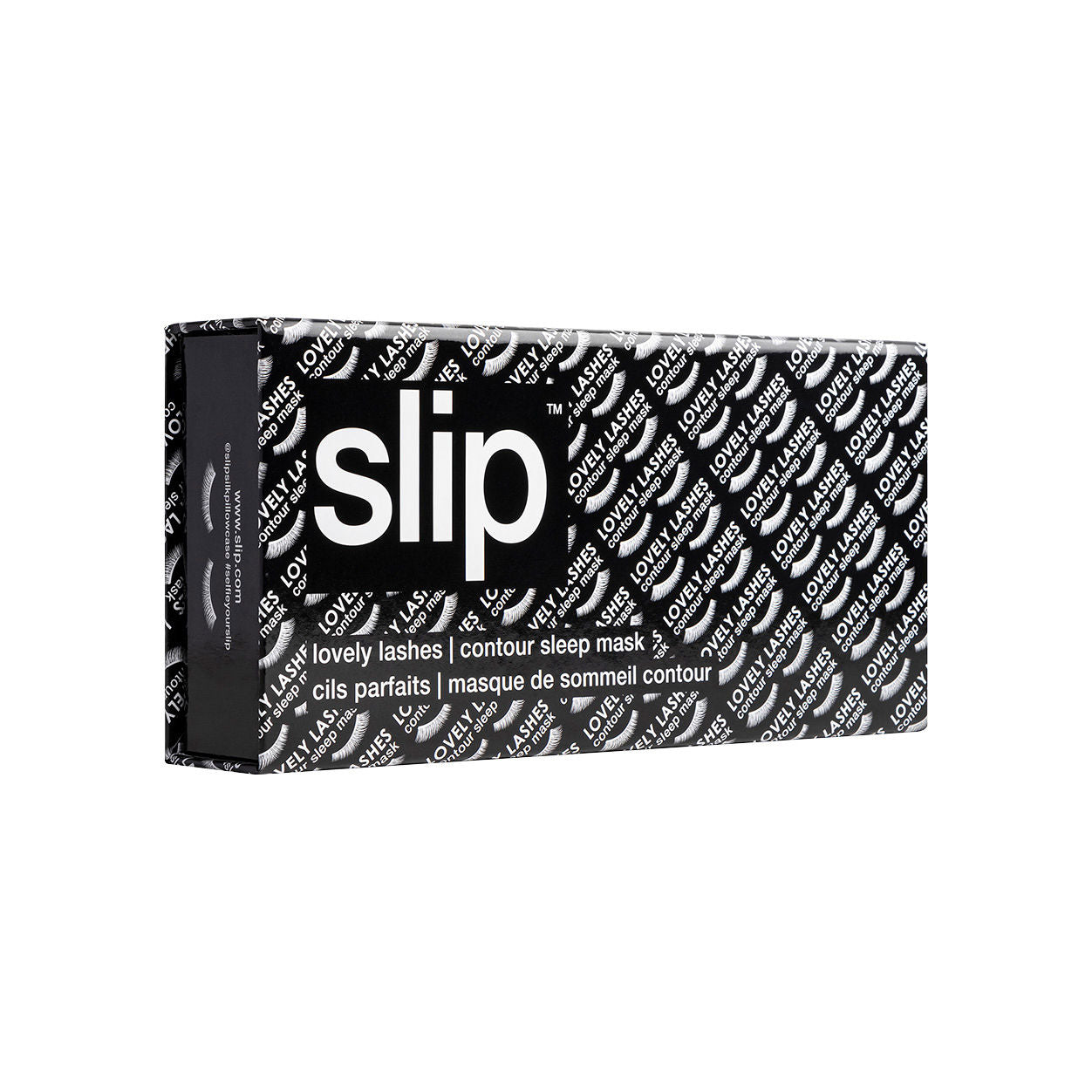 Side image of Slip Contour Sleep Mask variant: Black