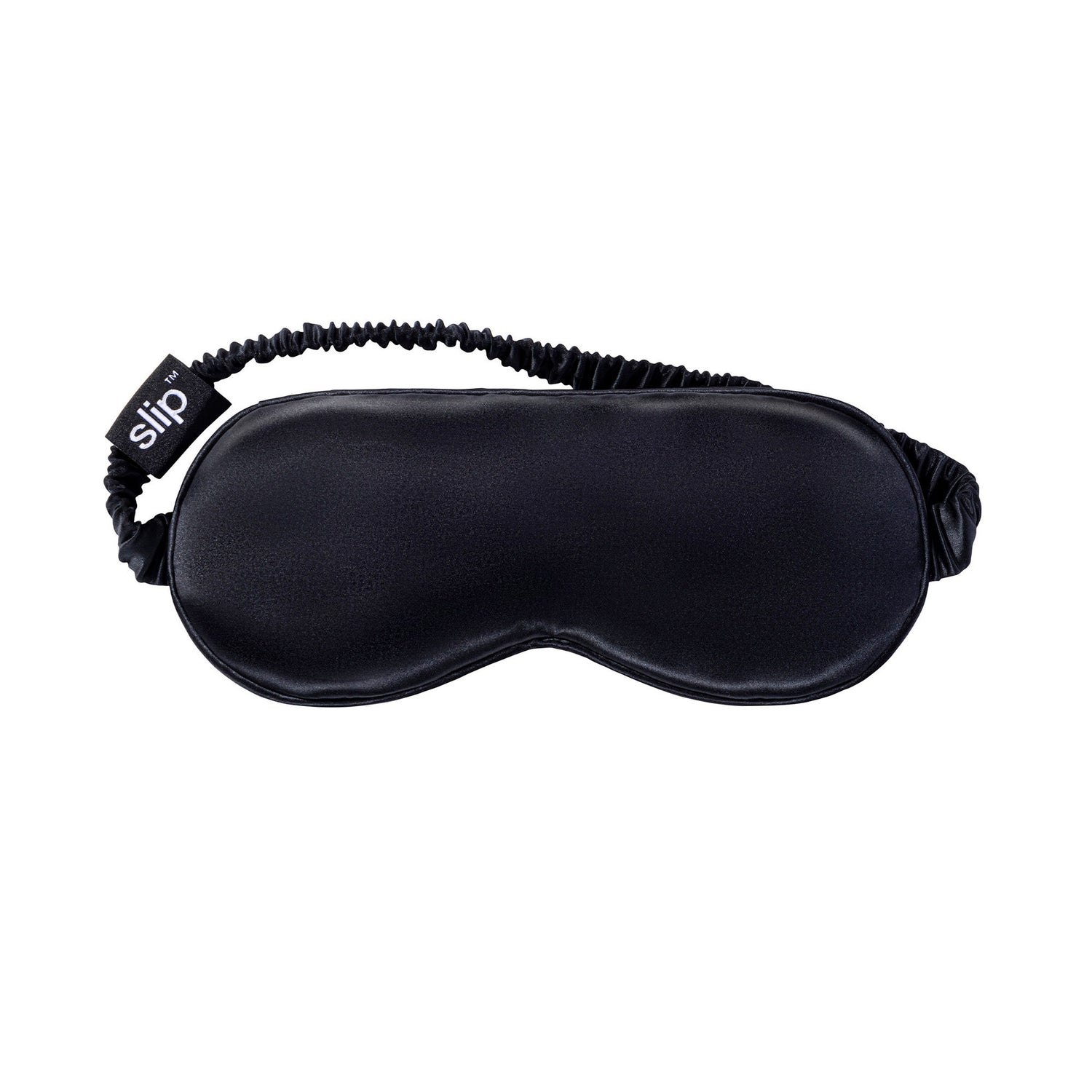 Image of an open Slip Pure Silk Sleep Mask variant: Black