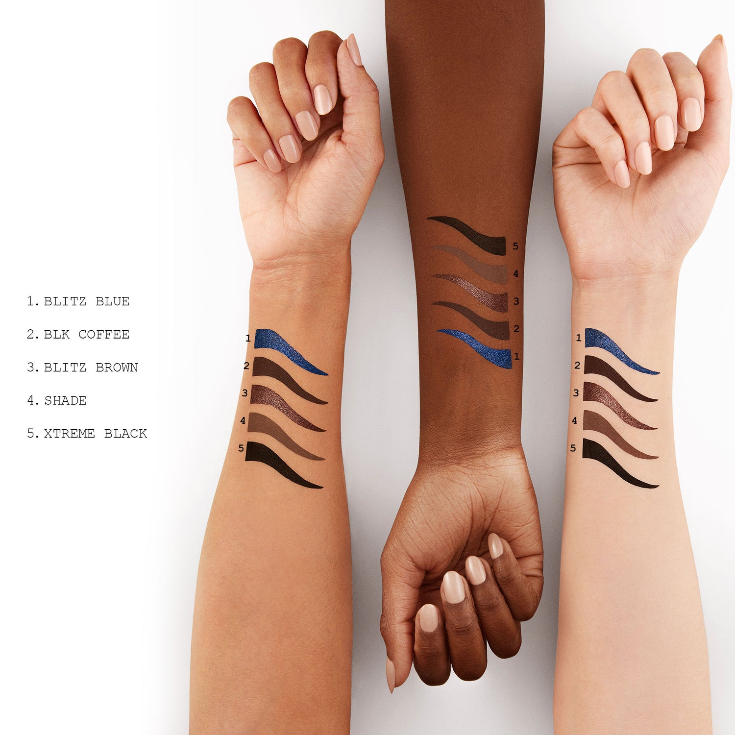 Model image of Pat McGrath Labs PermaGel Ultra Glide Eye Pencil variant: Black Coffee