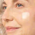 Model image of Chantecaille Just Skin Tinted Moisturizer Sunscreen Broad Spectrum SPF 15 variant: Bliss