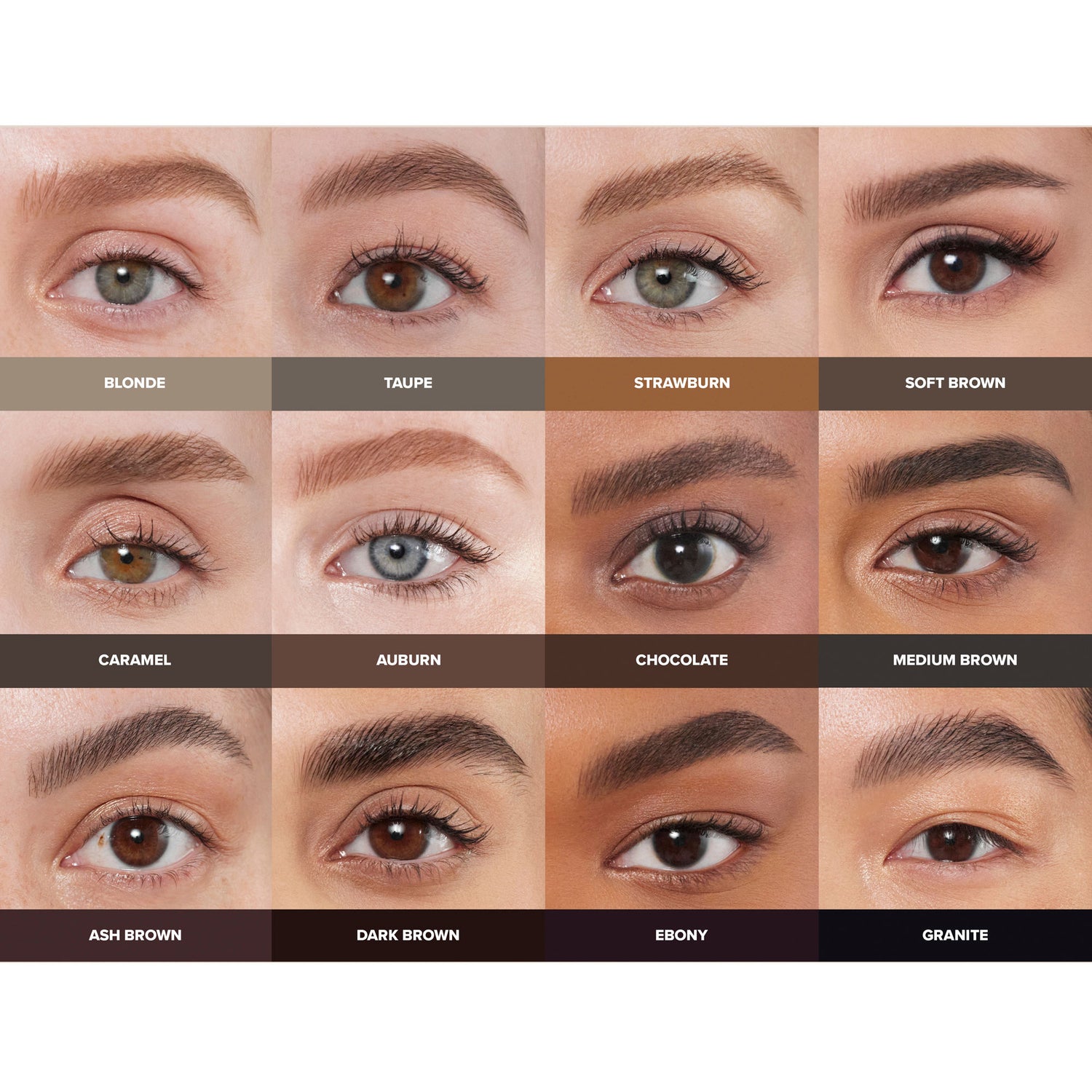 A shade comparison of Anastasia Beverly Hills Taupe variant: Taupe