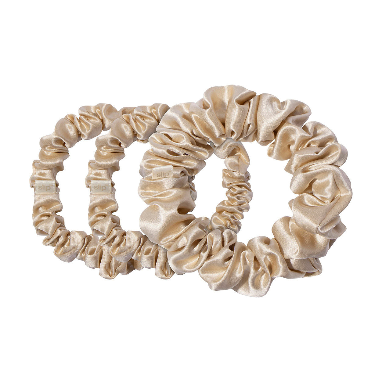 Image of an open Slip Back to Basics Assorted Scrunchies variant: Blonde