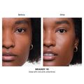 Before and after results of using Hourglass Vanish Airbrush Concealer variant: Brandy 10