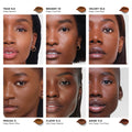 Before and after results of using Hourglass Vanish Airbrush Concealer variant: Brandy 10