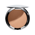 Open Chantecaille Compact Makeup containing tan matte powder foundation.