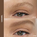 Before and after results of using   variant: Caramel