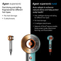 Lifestyle image of Dyson Supersonic Nural Hair Dryer variant: Ceramic Patina