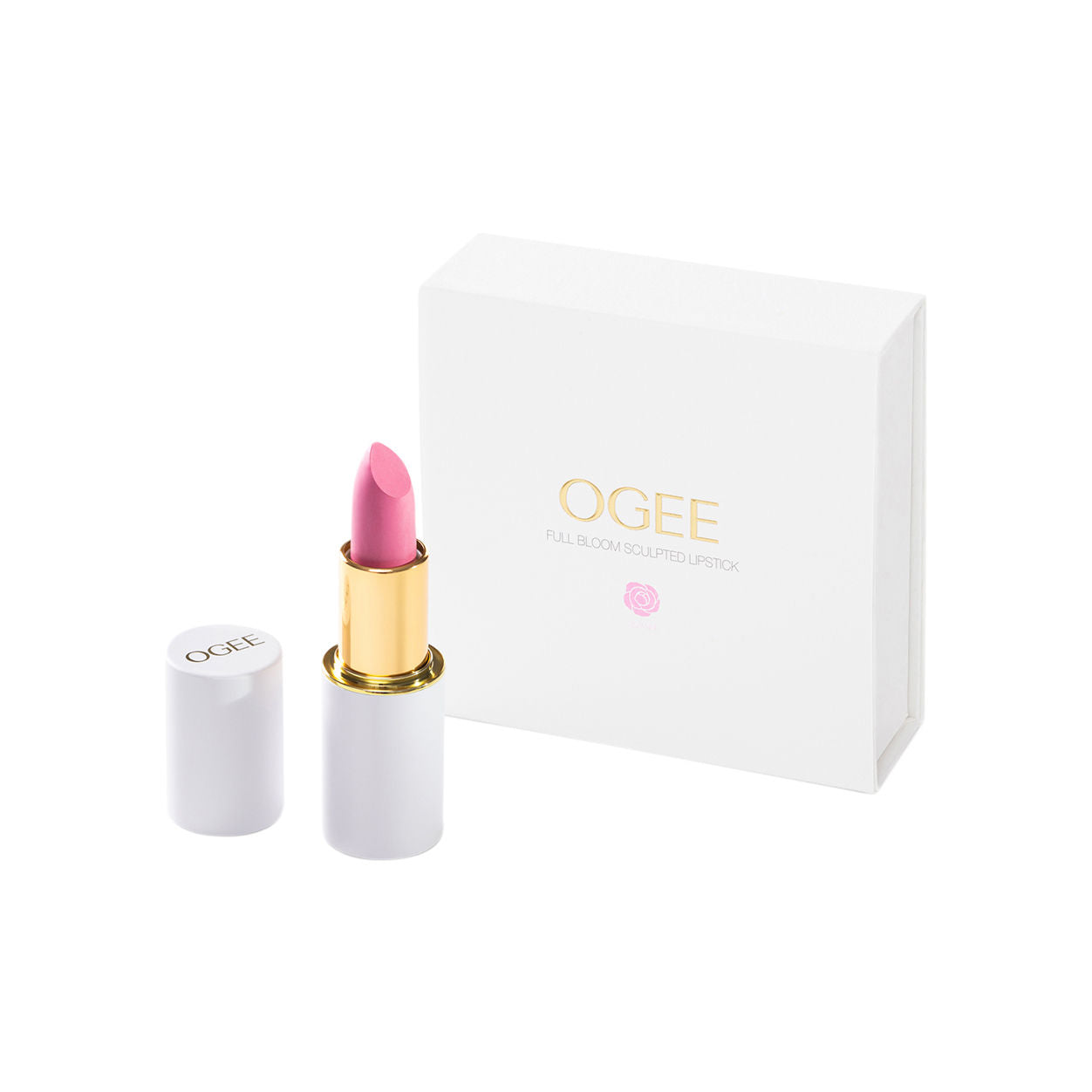 Image of the Ogee Full Bloom Sculpted Lipstick variant: Cezanne box