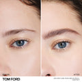 Before and after results of using Tom Ford Architecture Brow Pencil variant: Chestnut