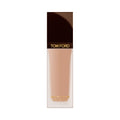 Rectangular glass bottle of Tom Ford Architecture Soft Matte Blurring Foundation with a dark brown cap, designed for a precision blur that perfects the skin.
