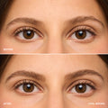 Before and after results of using Bobbi Brown Precise 24-Hour Ultra Slim Eyebrow Pencil variant: Cool Brown