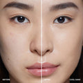Before and after results of using Bobbi Brown Intensive Serum Foundation SPF 40/30 variant: Cool Sand
