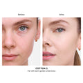 Before and after results of using Hourglass Vanish Airbrush Concealer variant: Cotton 2
