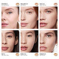Before and after results of using Hourglass Vanish Airbrush Concealer variant: Cotton 2