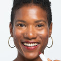 Model image of Ogee Tinted Sculpted Lip Oil variant: Dahlia