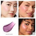 Model image of Jane Iredale ColorLuxe Liquid Blush variant: Dancing Queen