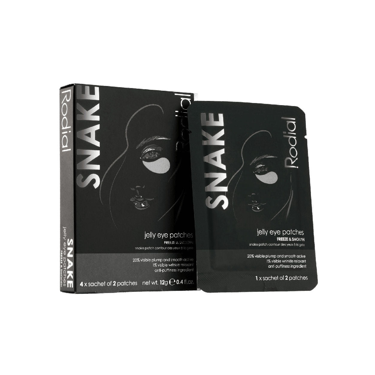 Rodial Snake Jelly Eye Patches variant: 4 treatments main image