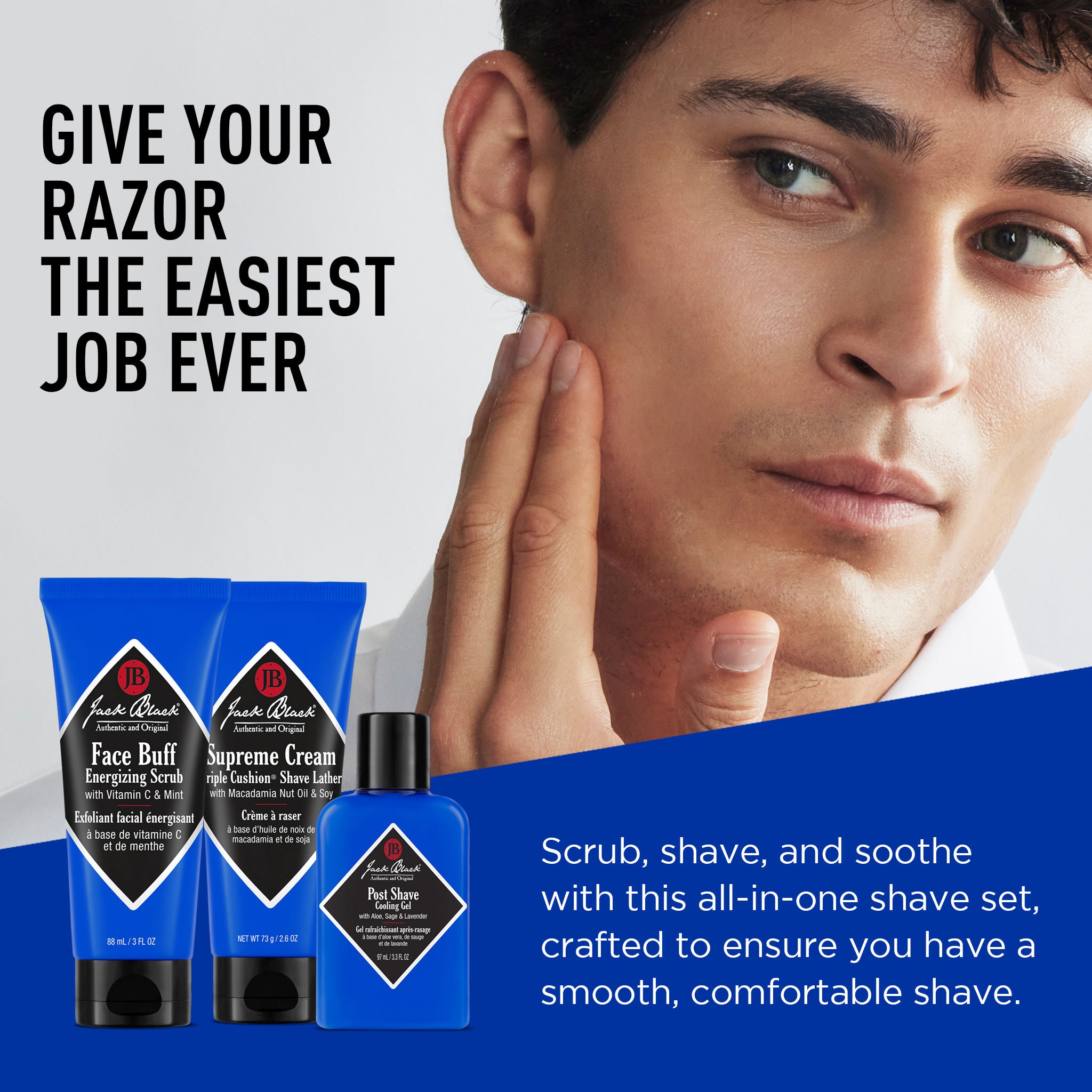Jack Black Three You Need Shave Set – Jack Black – bluemercury