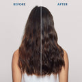 Before and after results of using Moroccanoil Smoothing Lotion variant: Default Title