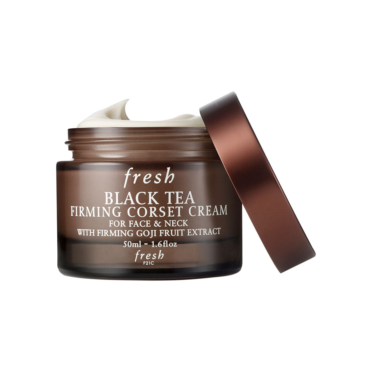 Image of an open Fresh Black Tea Corset Cream Firming Moisturizer variant: Default Title