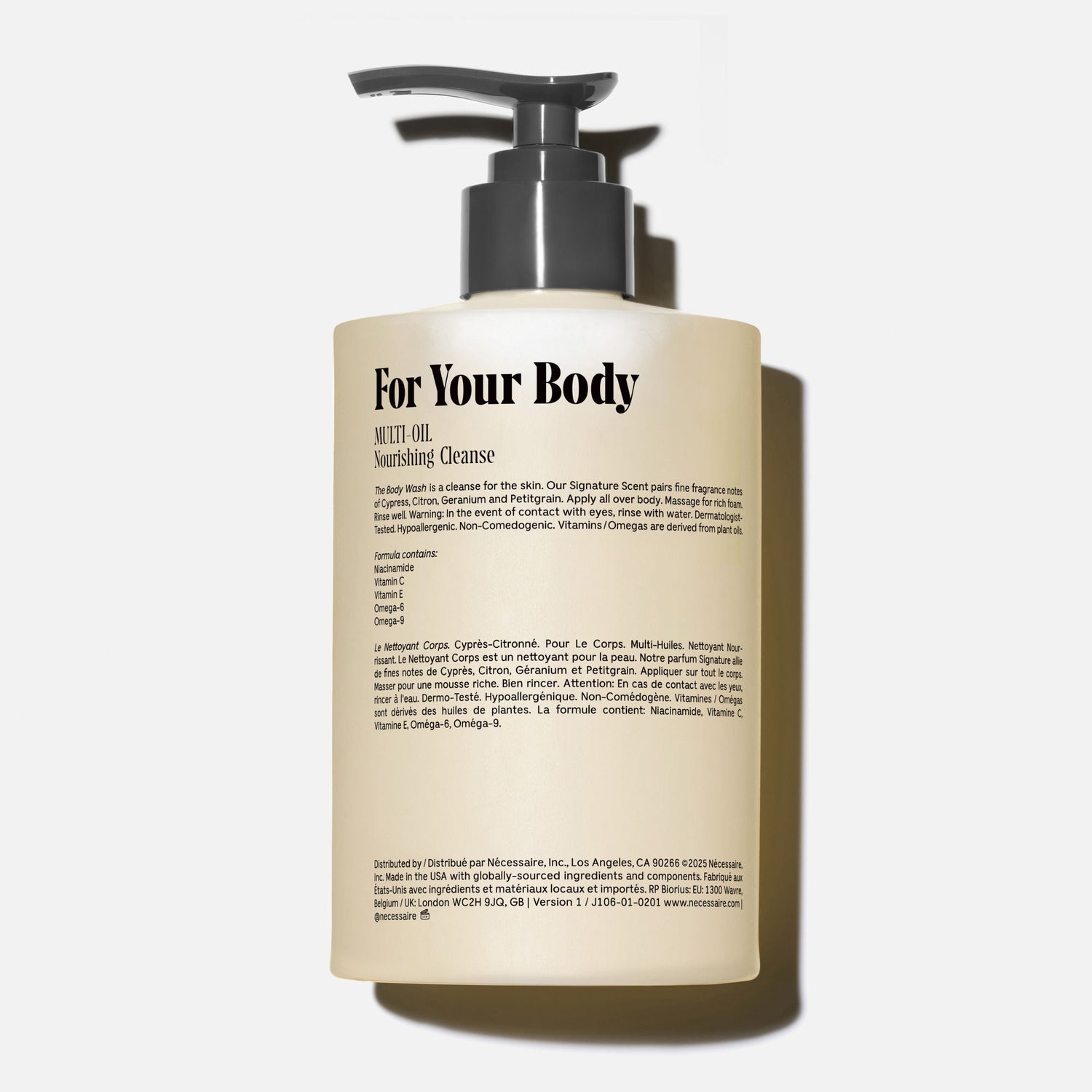 Back image of Nécessaire The Body Wash Cyprès-Citronné variant: Default Title
