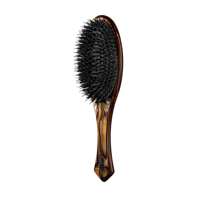 Flat Boar Bristle Hair Brush for All Hair Types