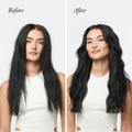 Before and after results of using Oribe Hair Alchemy Heatless Styling Balm variant: Default Title