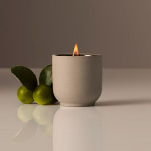 Lifestyle image of  Neroli Leaf Votive Candle variant: Default Title