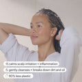 Model image of Act+Acre Cold Processed Hair Cleanse Shampoo variant: 10 fl oz (Refill)