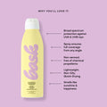 Lifestyle image of  Bask Non-Aerosol Spray SPF 50 variant: Default Title