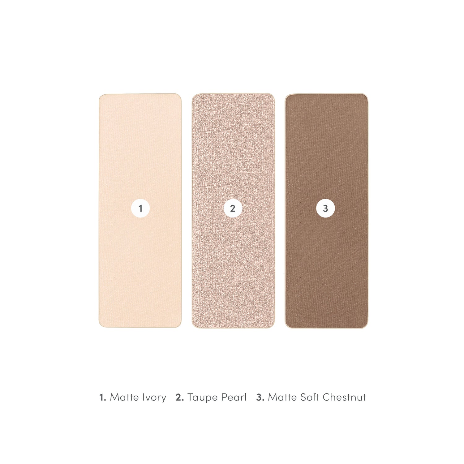 Swatch image of Jane Iredale PurePressed Eye Shadow Triple variant: Driftwood