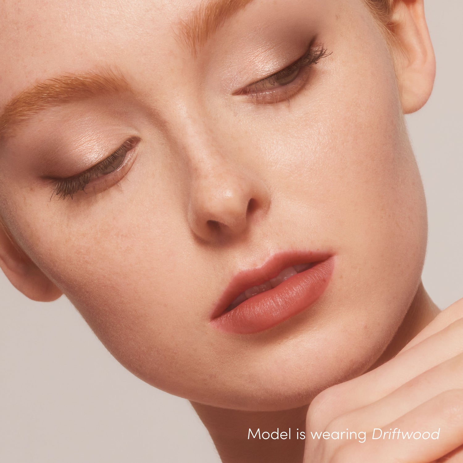 Model image of Jane Iredale PurePressed Eye Shadow Triple variant: Driftwood