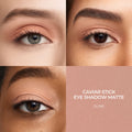 A shade comparison of Laura Mercier Caviar Stick Matte Eye Shadow variant: Dune