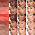 A shade comparison of   variant: Exhibit A - tomato red