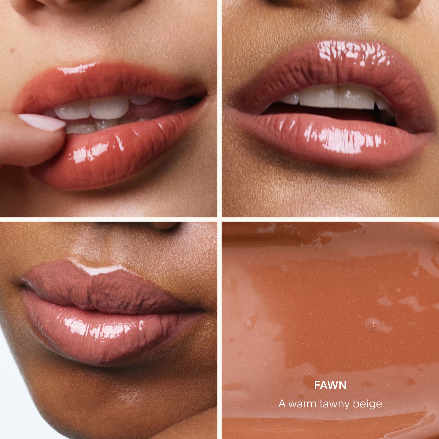 Model image of U Beauty The Plasma Lip Compound Tinted variant: Fawn