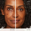 Before and after results of using Jane Iredale PurePressed Base Mineral Foundation Refill SPF 20/15 variant: Fawn SPF 20