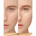 Before and after results of using Nars Natural Radiant Longwear Foundation variant: Fiji L5