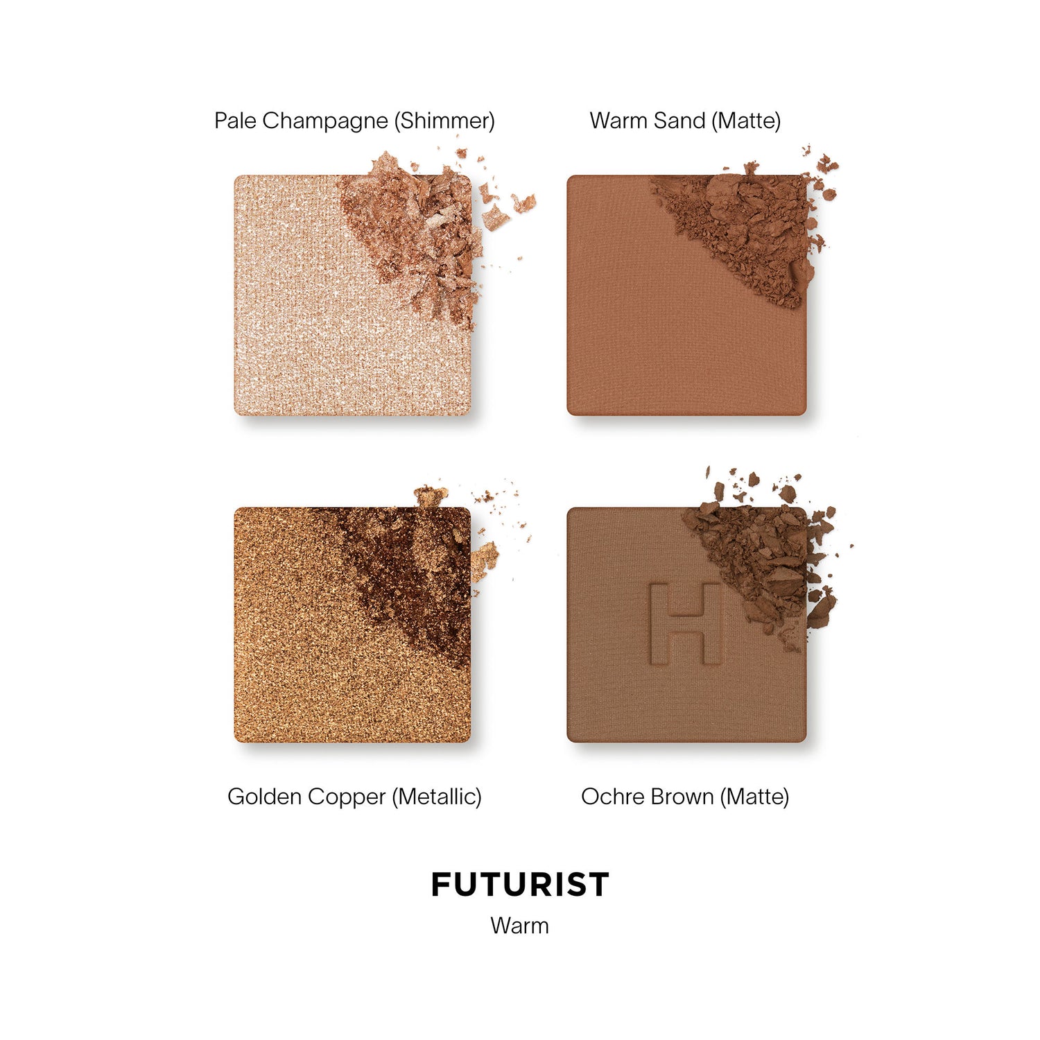 Swatch image of Hourglass Curator Eyeshadow Palette variant: Futurist