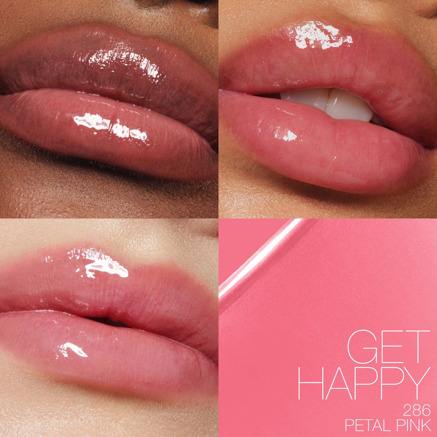 Model image of Nars Afterglow Lip Shine variant: Get Happy