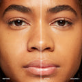 Before and after results of using Bobbi Brown Vitamin Enriched Hydrating Skin Tint SPF 15 with Hyaluronic Acid variant: Golden 3